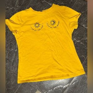 Yellow Graphic Tee